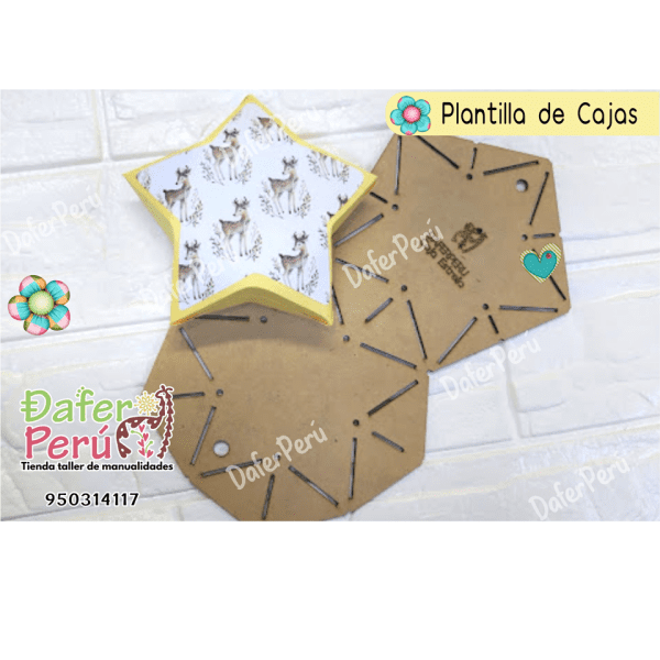 Plantilla Caja Estrella